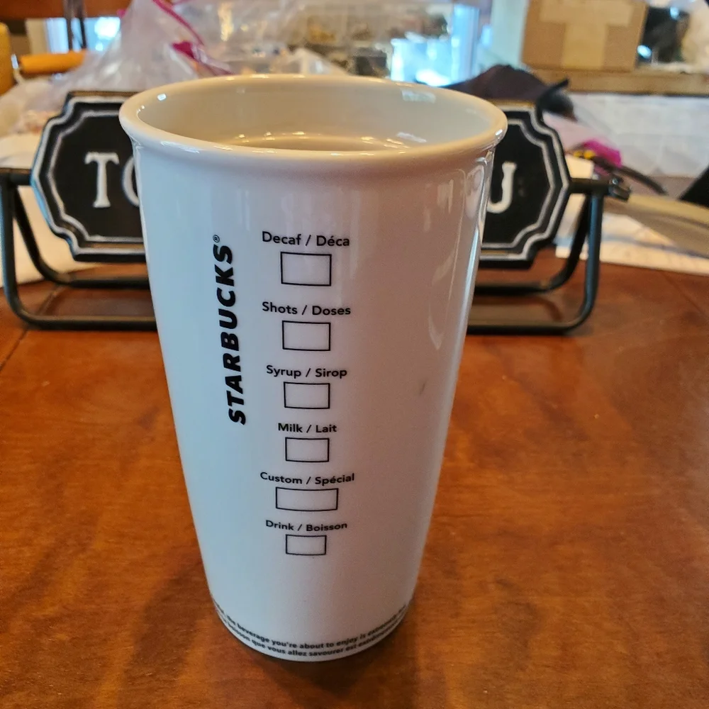 Starbucks 2016 Classic Logo 12oz Ceramic Tumbler